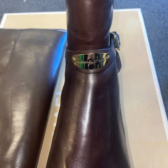 Michael Kors Arley Riding Dark Chocolate Wide Calf Boot US Size 11 - Picture 5 of 9